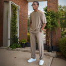 Conjunto Masculino Gentleman™ em Seda Gelo com Tecnologia Antitranspirante / Diga adeus às roupas pesadas, apertadas e desconfortáveis !