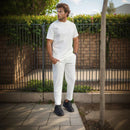 Conjunto Masculino Gentleman™ em Seda Gelo com Tecnologia Antitranspirante / Diga adeus às roupas pesadas, apertadas e desconfortáveis !